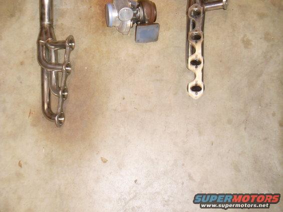 exhaust manifold and turbocharger components