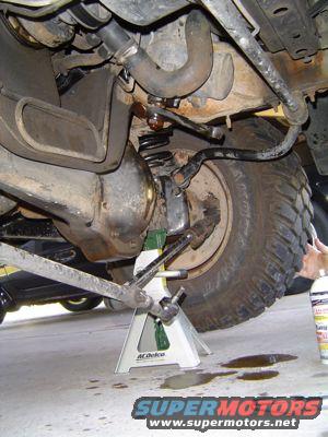 Hanging steering... stupid pickle fork.