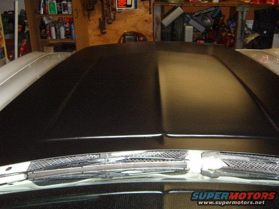 1973 Ford Ranchero hood and windshield wipers
