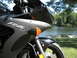 2008 Yamaha R1 - Front quarter view of a black Yamaha R6 motorcycle parked near a lake.