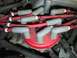 1995 Ford Mustang - Close-up view of an engine's distributor cap and spark plug wires, showing numbered connections.