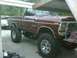 1986 Ford Ranger - This lifted pickup truck has a distinctive grille that suggests a 1979 model year.