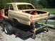 1964 Ford Fairlane - This 1964 Ford Fairlane body is being transported on a trailer, awaiting restoration.