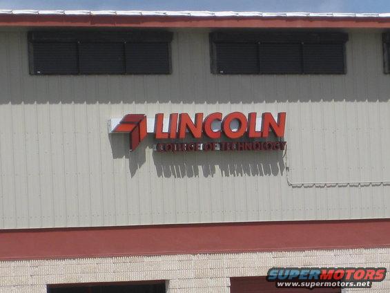 Lincoln College of Technology sign on building exterior