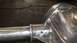 1997 Ford Ranger - Shiny metal rear axle housing with visible welds, likely undergoing restoration or modification.