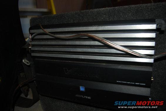 Alpine V-Power mono power amplifier MBP-M350