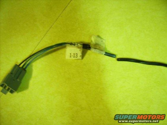 Harness Cut Near Tripminder to Fuel Flow/Speed Sensor Connector