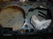 1979 Ford F-150 - Close-up of a damaged engine cylinder head gasket, showing the extent of the mechanical failure.