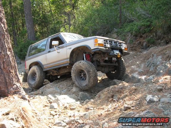 mcg4.jpg This spot can be deceiving. Though it's not the toughest spot on the trail, the wrong line here can land you without traction (this spot can be bypassed if needed too).