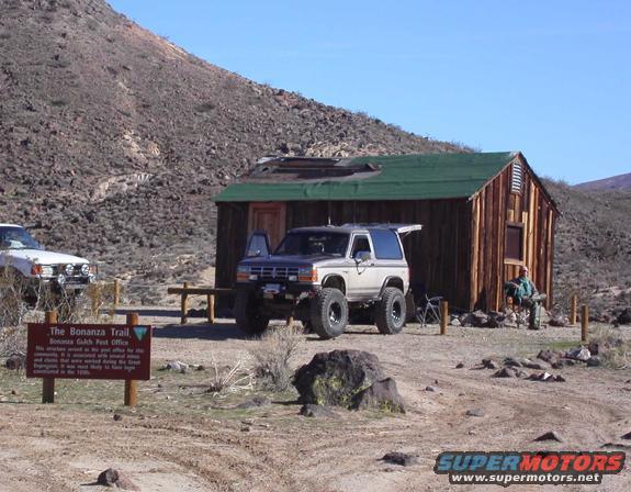One of many old historic miner's shacks in the area (this particular one used to be a post office in the 1930s).

