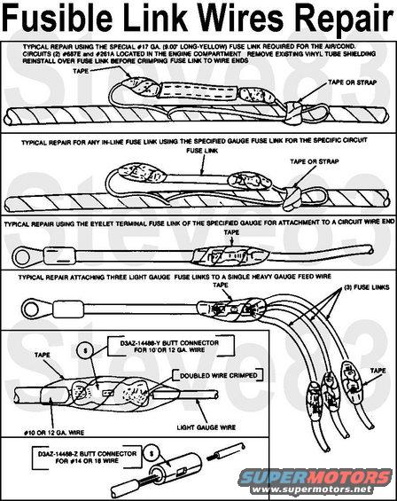 Ford explorer fusible link