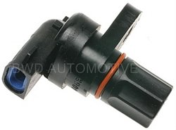 Black automotive speed sensor with orange O-ring and blue connector insert, labeled 'PWD AUTOMOTIVE 59006'