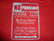 1992 Ford Mustang - This sign indicates specific parking for 1/275 Drag Radial vehicles and warns others.