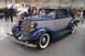 1991 Ford Crown Victoria - A two-tone blue and gray coupe from the mid-1930s is displayed indoors.