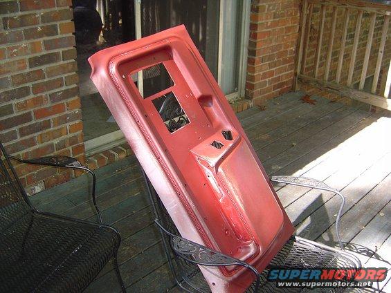 dsc04498.jpg Door panel after being thoroughly cleaned with &quot;Purple Power&quot; and a brush, and wiped down with Acetone.