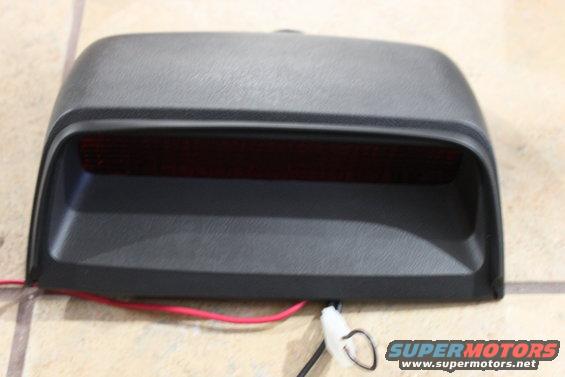 Front view with LEDs in place.