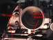 1993 Ford Mustang - Close-up view of a throttle body, highlighting the TV cable and its bushing with red annotations.