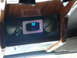 1992 Ford C-350 (Centurion Conversions) - A digital gauge displays the number 19 within the interior of a vehicle.