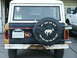 1966 Ford Bronco - Rear view of a 1966 Ford Bronco, showing the spare tire cover and license plate.