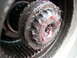 1996 Ford F-150 - Close-up view of a differential gear assembly, showing internal components coated in red grease.