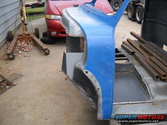 54-build--11102010-017.jpg 11-10-2010:  I left the floor toe board section a little long just so I made sure I had enough material when I install the firewall next spring.
