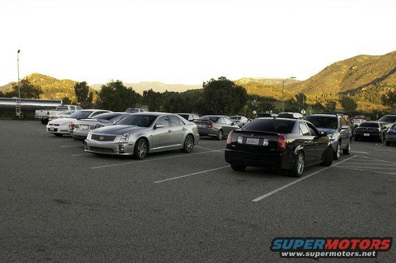 Silver 2006 Cadillac STS sedan parked in a lot