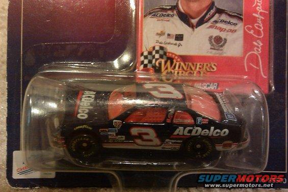 Black toy stock car with number 3 and ACDelco sponsorship