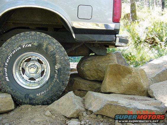 Couldn't leave without slammin' the hitch...