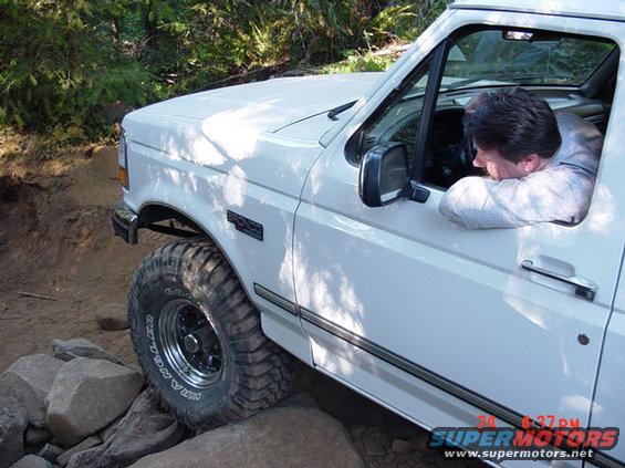 Front tire up.....