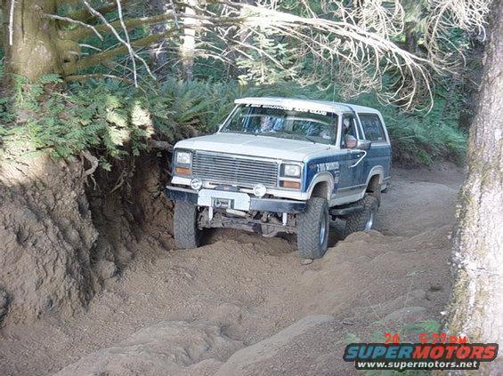 Todd on the last trail of the day......Can Opener....