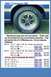 1972 Ford Ranchero - Close-up of a Ford Magnum 500 wheel and tire, with accompanying text detailing specifications.