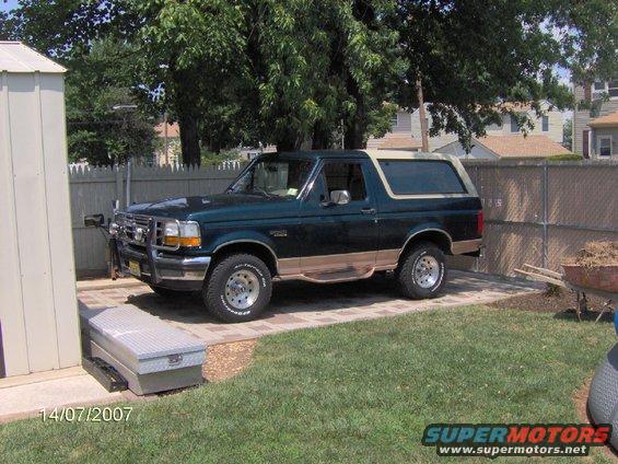 When I bought it in 2007 with 31's and stock suspension.