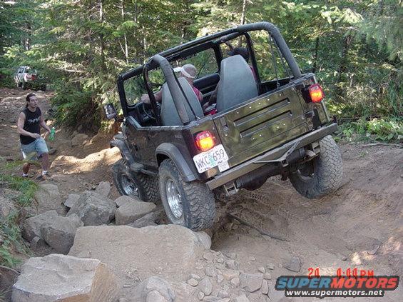 Then the tire came up....felt a little tippy....pucker factor off the charts...