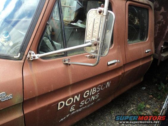 Side view of a 1978 Ford F-350 with 'DON GIBSON & SONS' text