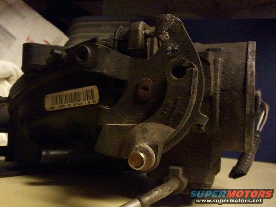 Throttle body with a barcode sticker and wiring harness