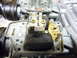 1978 Honda GL1000 - This is a close-up view of a motorcycle carburetor's float bowl assembly.