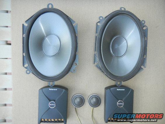 Infinity Reference car speakers and crossovers