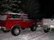 1982 Ford Bronco - It snowed before I got started on the cleanup.