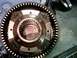 1986 Ford F-150 - This is a close-up view of a transfer case gear, showing its internal splines and outer teeth.