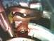 1986 Ford F-150 - Close-up view of a transfer case component, circled in red.