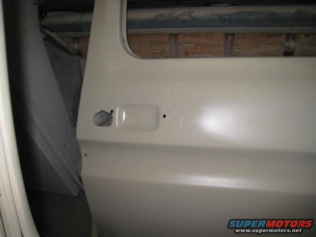 1976 Ford F-250 door handle and lock mechanism