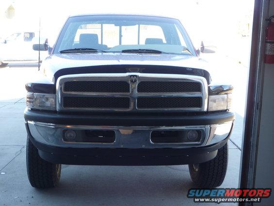 1997 Dodge 2500 front grille and bumper