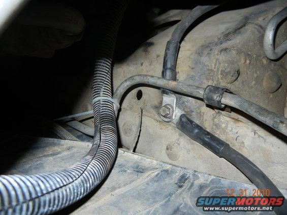 new type of chassis ground i installed. The stock one, i think, is a really poor design. 