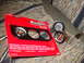 1985 Ford F-150 - A Sunpro triple gauge kit, including oil pressure, water/oil temperature, and voltmeter gauges, is displayed with its packaging.