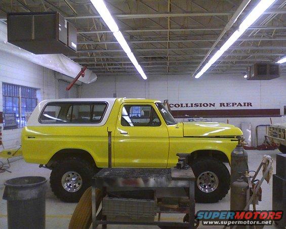 All lights, grills, rock sliders and new bumpers will be installed next. Also the new grill will go one next.