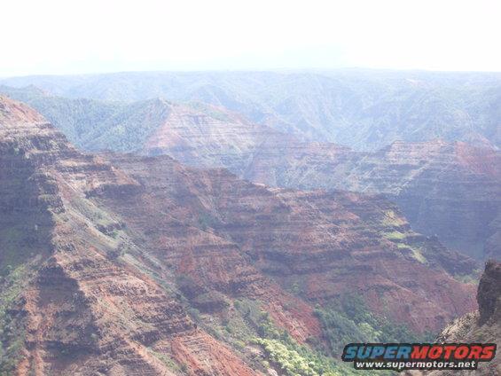 The beautiful Waimea Canyon.