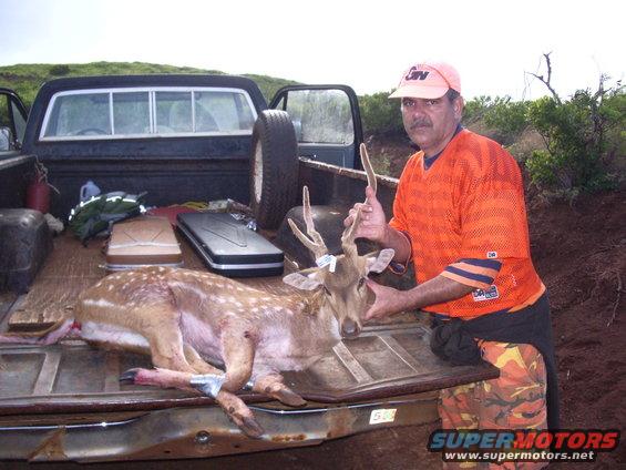 Richie deer hunting on Lanai.