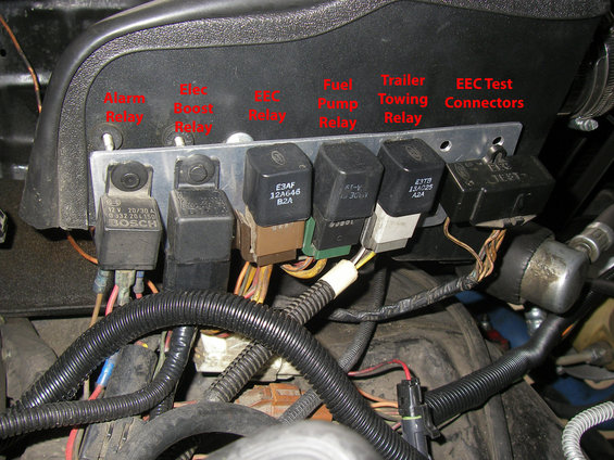 Engine Compartment Relay Mounting Bracket - Ford Bronco Forum wiring diagram 2003 ford f 150 harley davidson 