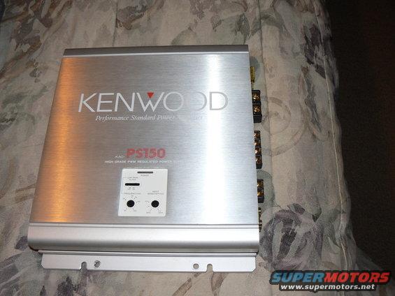 Kenwood PS150 amplifier with visible controls and terminals