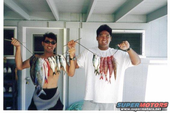 Kai Kondo and Ryan Tambalo. For authentic Japanese fish prints, visit Kai's page at kondogyotaku.net.